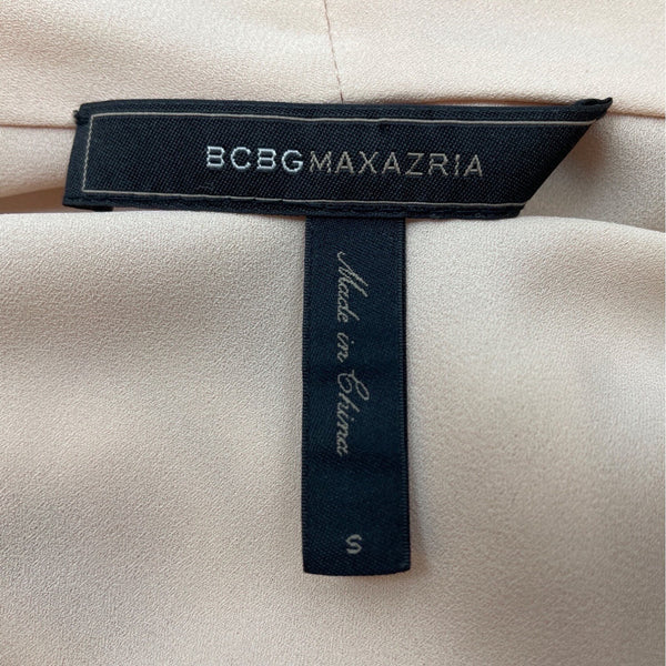 BCBG Maxazroa Women's Baby Pink Sleeveless Blouse Sz S