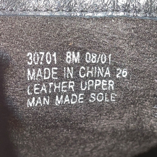 Clarks Women’s Black Leather Slip-On Comfort Chelsea Moma Ankle Boots Size 8M