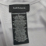 R&M Richards Womens Gray Polyester 3-Piece Jacket Top Pants Set Size 12 Formal W
