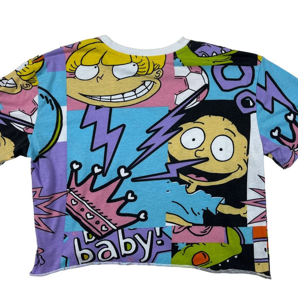 Nickelodeon Rugrats Cartoon Graphic Crop Top T-Shirt New