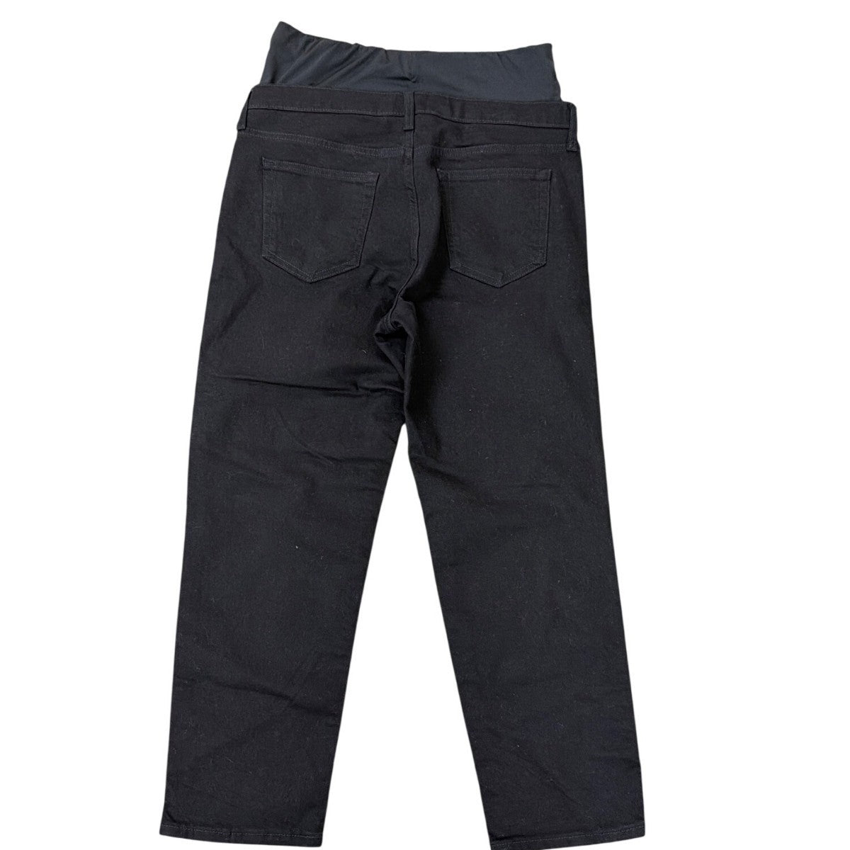 Gap Maternity Black Full Panel Relaxed Jeans Regular Stretch Sz 31/12
