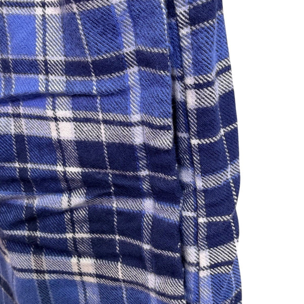 L.L.Bean Mens Rustic Blue Flannel Shirt Traditional Fit Sz XXL