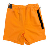 Nike Mens Orange Cotton Shorts Athletic Drawstring Waist Above-Knee Fit Size L