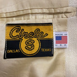 Circle S Mens Cream Western Blazer Jacket Classic Vintage Style Sz 48R
