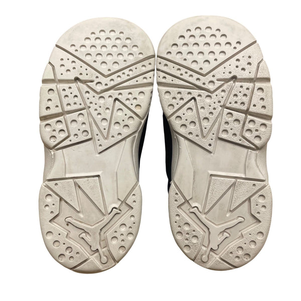 Air Jordan Kids Black Suede Sneakers Lace-Up Basketball Shoes Size 7C