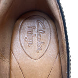 Clarks Womens Black Patent Leather Thea Wedge Pumps Size 7.5M