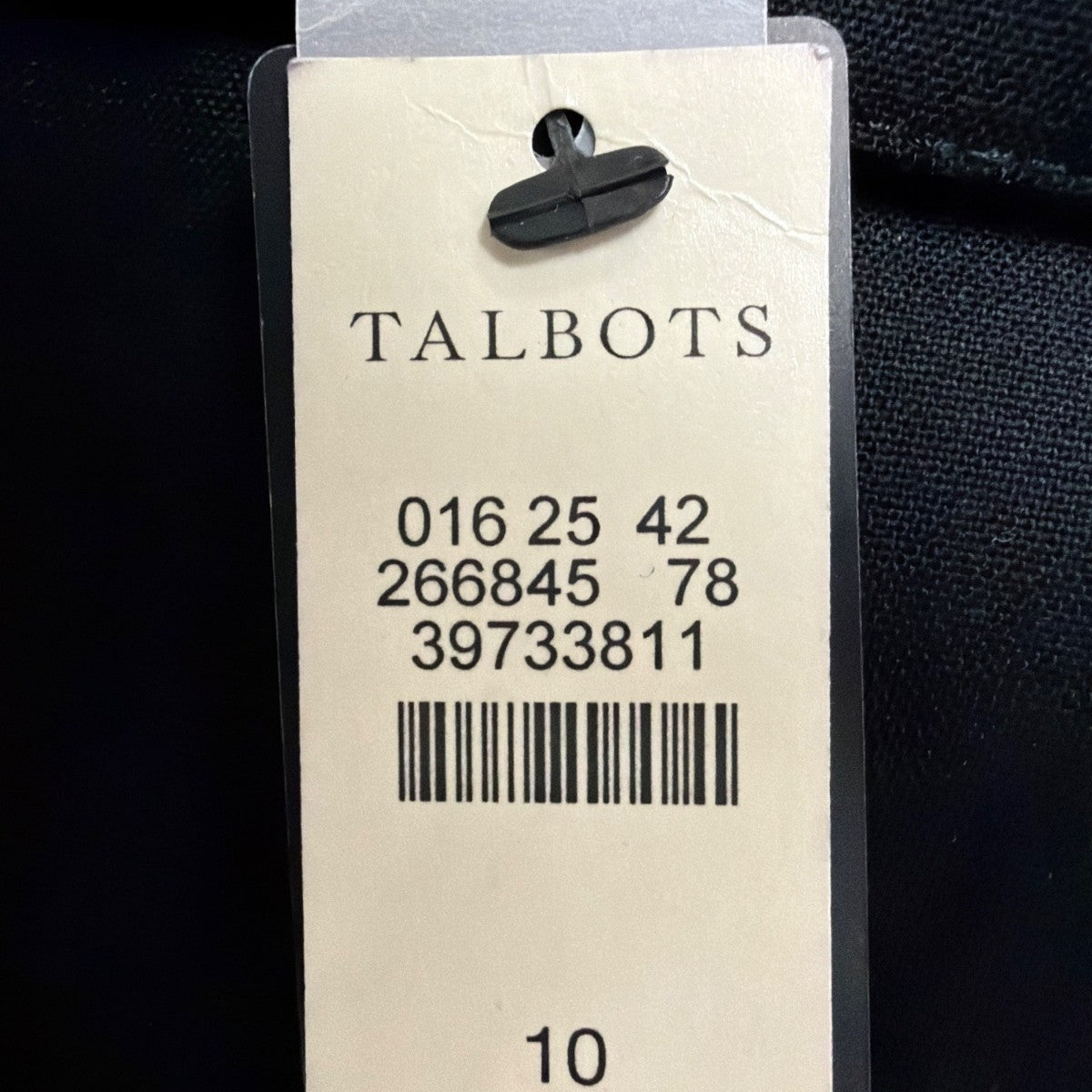 Talbots Womens Black Polyester/Rayon Straight-Leg Hollywood Pants Size 10