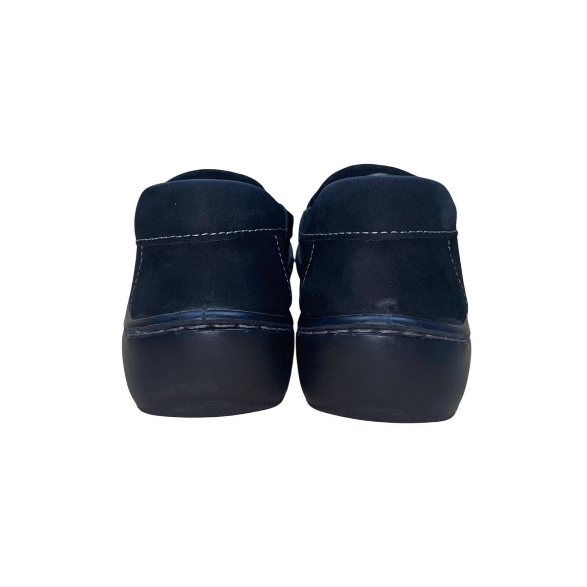 Clarks Women’s Black Suede Ultimate Comfort Wide Fit  Slip-On Loafers Size 7.5W