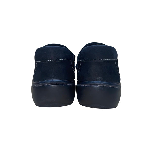 Clarks Women’s Black Suede Ultimate Comfort Wide Fit  Slip-On Loafers Size 7.5W