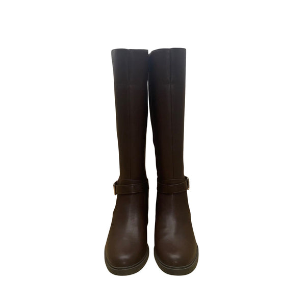 Kelly & Katie Women’s Brown Man-Made Tall Riding Boots Size 7.5