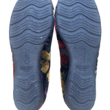 Gabor Women’s Black Multicolor Floral Pattern Patent Toe Ballet Flats Sz 5.5