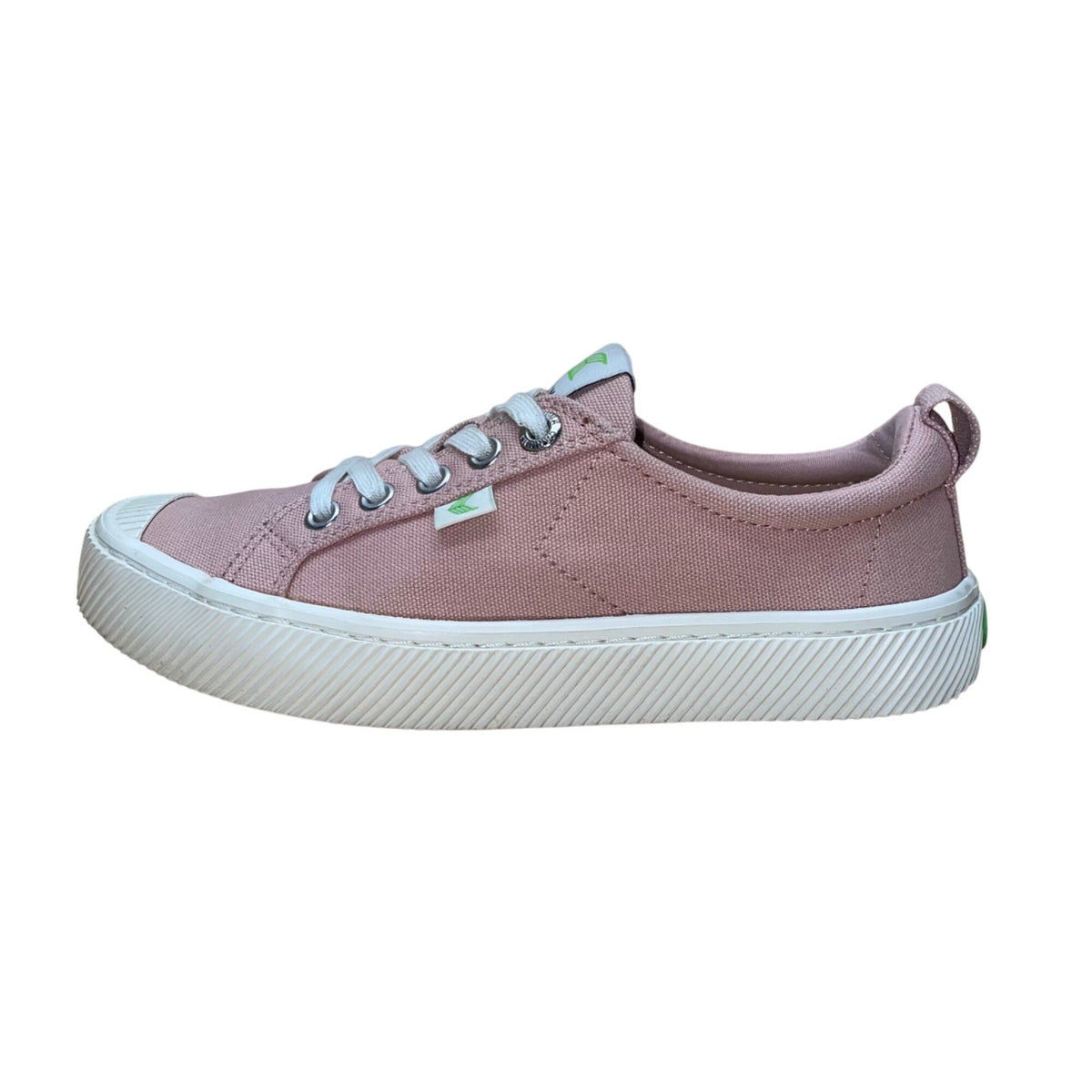 Cariuma Women’s Pink Canvas Low-Top Sneakers Ethically Lace-Up Casual Shoes Sz 6