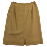 Jones New York Womens Camel Wool Skirt Petite Classic Design Size 6P