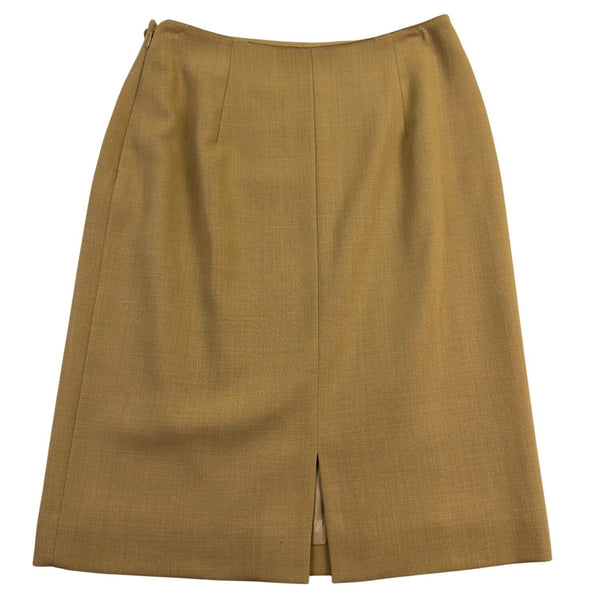 Jones New York Womens Camel Wool Skirt Petite Classic Design Size 6P