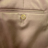 Lauren Ralph Lauren Mens Camel Wool Cashmere Flat-Front Dress Pants Sz 33W / 30L