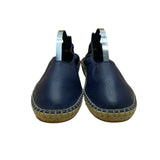 Cole Haan Women’s Marine Blue Leather Cloudfeel Espadrille Slip-On Shoes Sz 6.5B