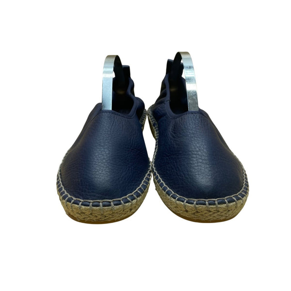 Cole Haan Women’s Marine Blue Leather Cloudfeel Espadrille Slip-On Shoes Sz 6.5B
