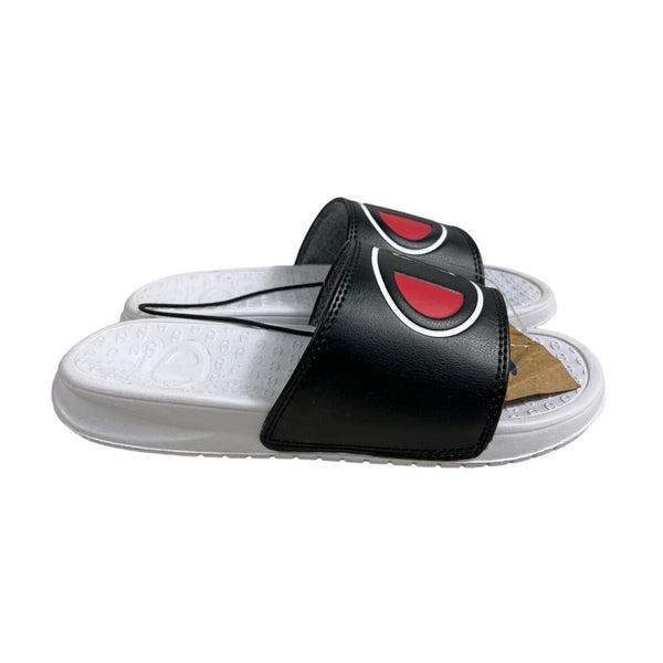 Champion Super Slide CB Sandals Black White Preschool Sz 3