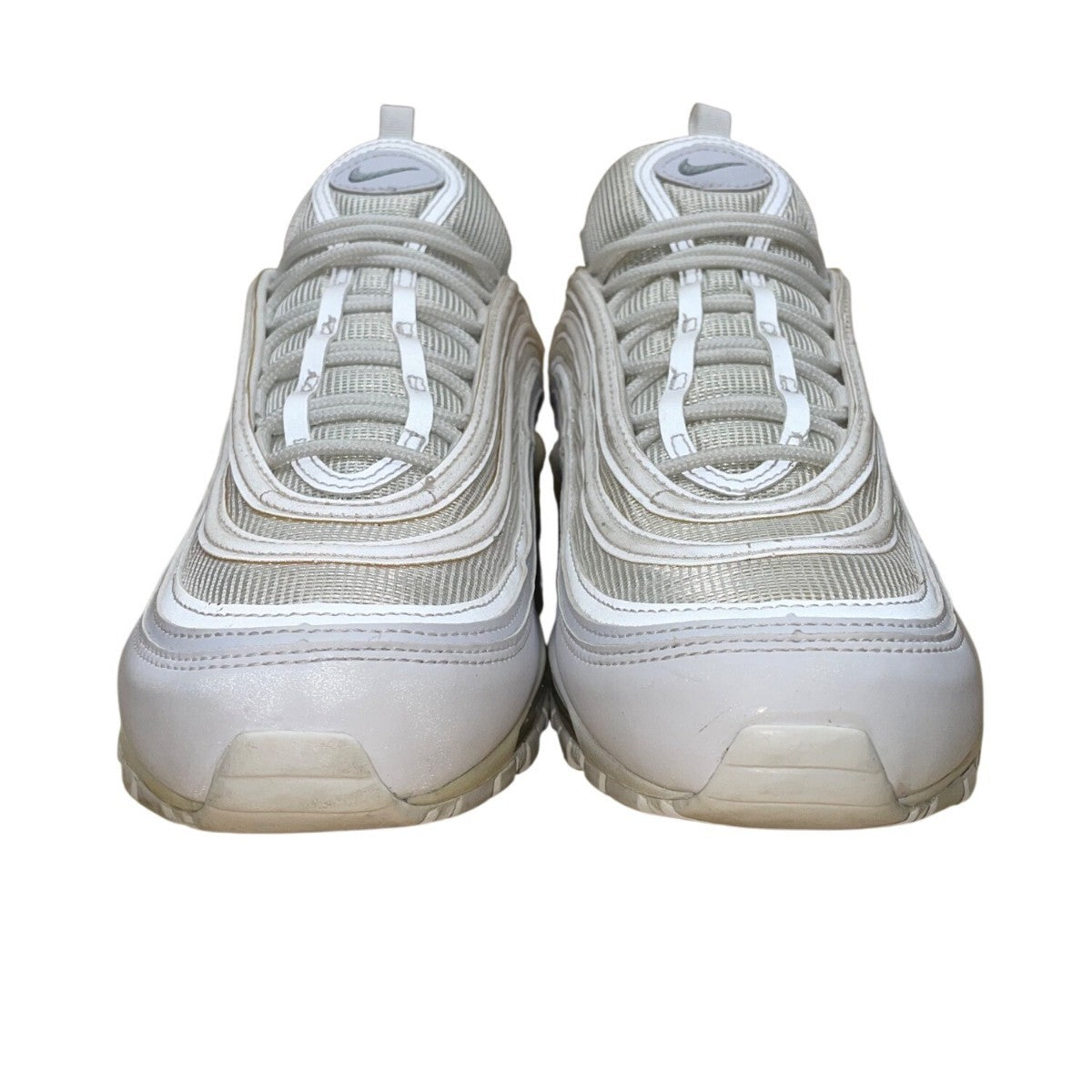 Nike Men’s White Mesh Reflective Stripes Air Max 97 Athletic Sneakers Size 11