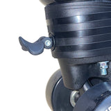 Infinity Skates Men’s Black Adjustable Size Quad Roller Skates US Size 3-6 M