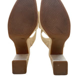 Jessica Simpson Women’s White Faux Croc Skin Platform High Heel Sandals Sz 10M
