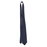 Cerruti CXIII Mens Navy Blue All Silk Patterned Tie Italy Classic Necktie