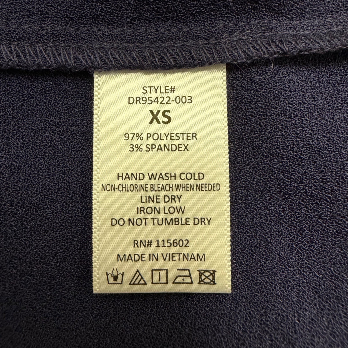 Lush Womens Navy Sleeveless Pocketed V-Neck Shift Dress Sz XS