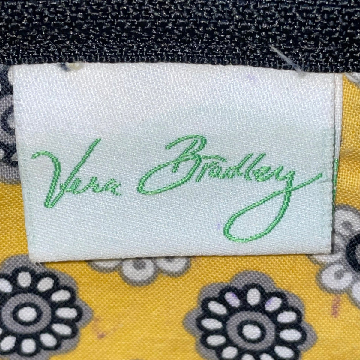 Vera Bradley Women’s Black Floral Quilted Adjustable Strap Crossbody Bag