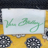 Vera Bradley Women’s Black Floral Quilted Adjustable Strap Crossbody Bag