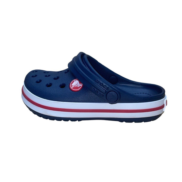 Crocs Kids Navy Blue Classic Rubber Clog Sandals Size C10