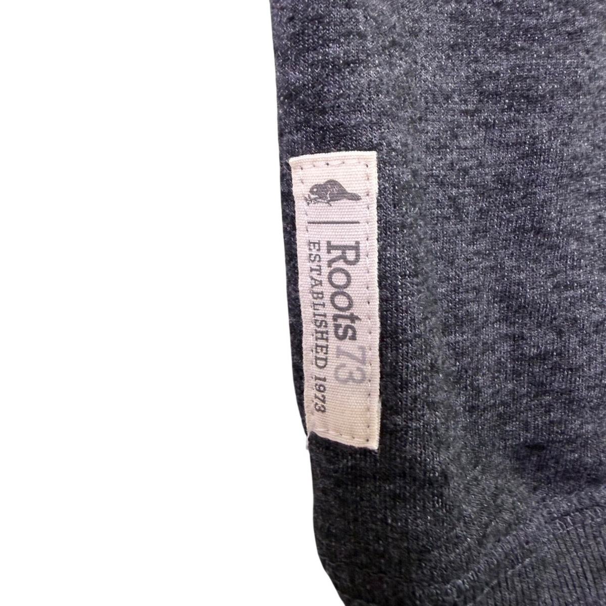 Roots73 Mens Charcoal Gray Zip-Up Hoodie Size L