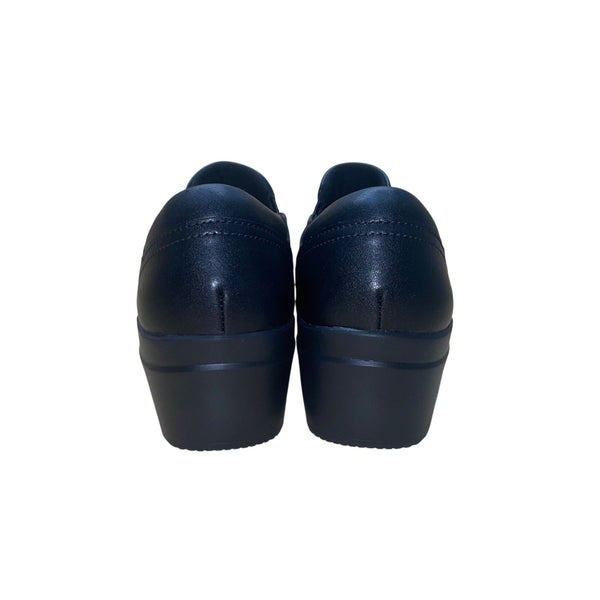 Clarks Women’s Black Leather Ultimate Comfort Slip-On Loafers Size 11 M
