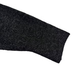 Zara Womens Dark Gray Knit Turtleneck Sweater Dress 3/4 Sleeve Wool Blend Size S