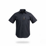 5.11 Mens Charcoal Polyester Cotton Tactical Button-Up Shirt Size S