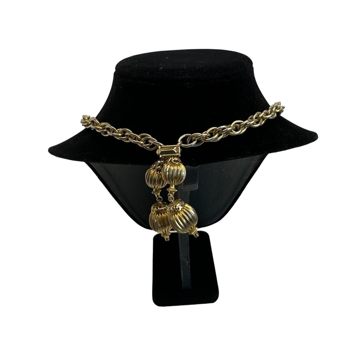 Vintage Women's Gold Tone Double Chain Necklace Sz 24in