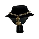 Vintage Women's Gold Tone Double Chain Necklace Sz 24in