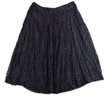 Pure Collection Womens Black Polka Dot Skirt Midi UK 16 US 12 EU 42