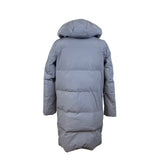 Bosideng Women's Gray Hooded Puffer Coat Long Length Winter Outerwear Sz 2