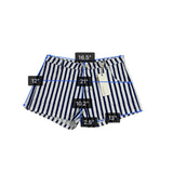 Cotton On Womens Blue & White Striped Cotton Blend High-Rise Casual Shorts Sz 10