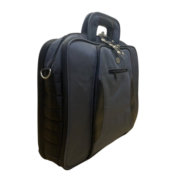 Targus Men’s Blue Nylon With Multiple Compartments Slim Briefcase Laptop Bag