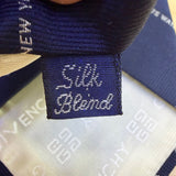 Givenchy Mens Navy Logo Print Neck Tie 175 Water Street Design Elegant