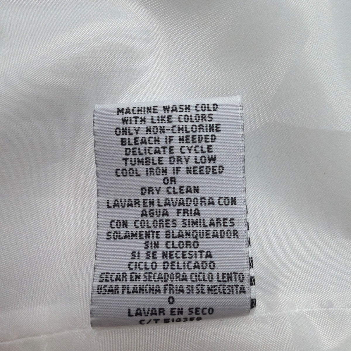 Julian Taylor Womens White Long Jacket With Black Trim Button Front  Size 14