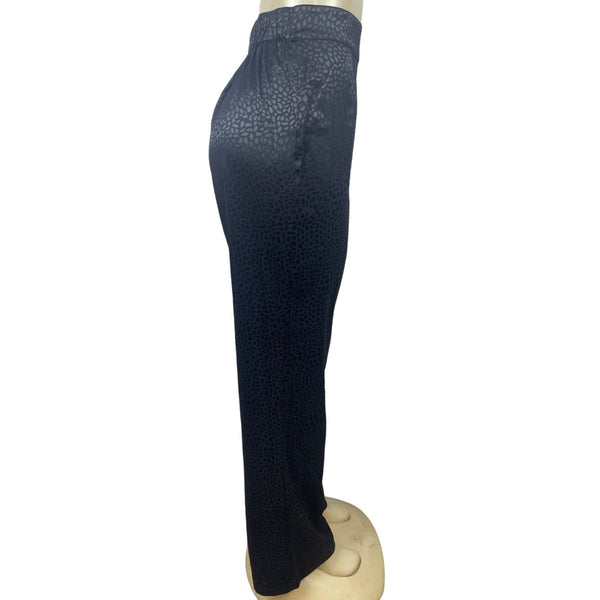 Kalore Women’s Black Animal Print Pants Sz L - NWT
