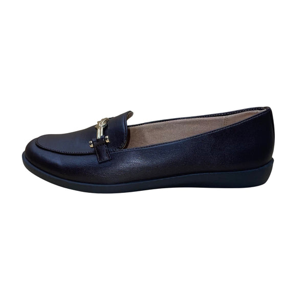 LifeStride Women’s Brown All Man-Made Slip-On Nominate Loafer Shoes Size 7M