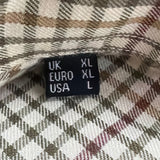 Barbour Mens Brown/Green Checked Shirt Regular Fit Sz XL