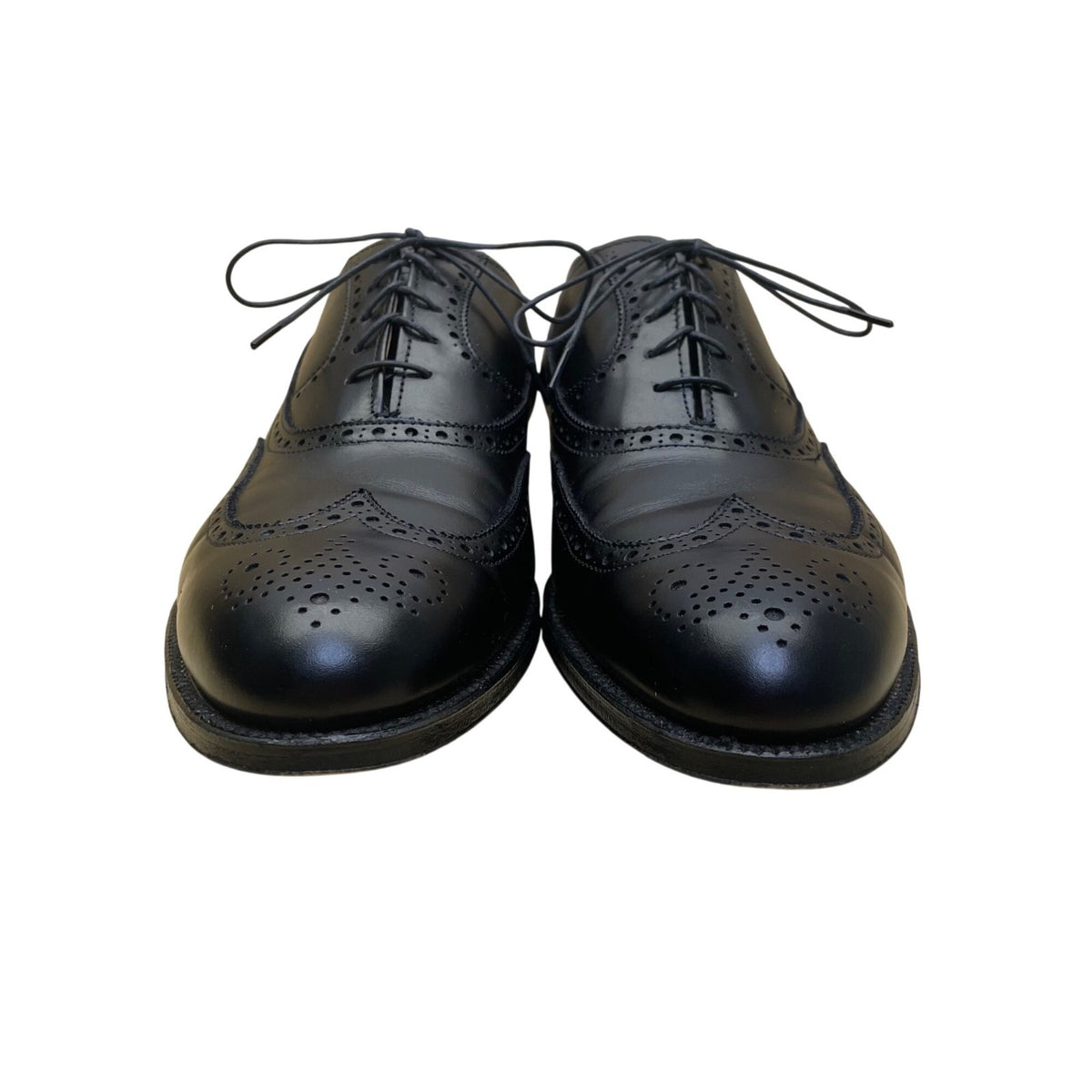 Brooks Brothers Men’s Black Leather Wingtip Oxford Dress Shoes Size 10.5