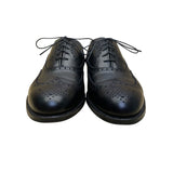 Brooks Brothers Men’s Black Leather Wingtip Oxford Dress Shoes Size 10.5