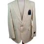 Haggar Beige Gentlemans Fit Dual button closure Front Pockets Mens Blazer Sz 40