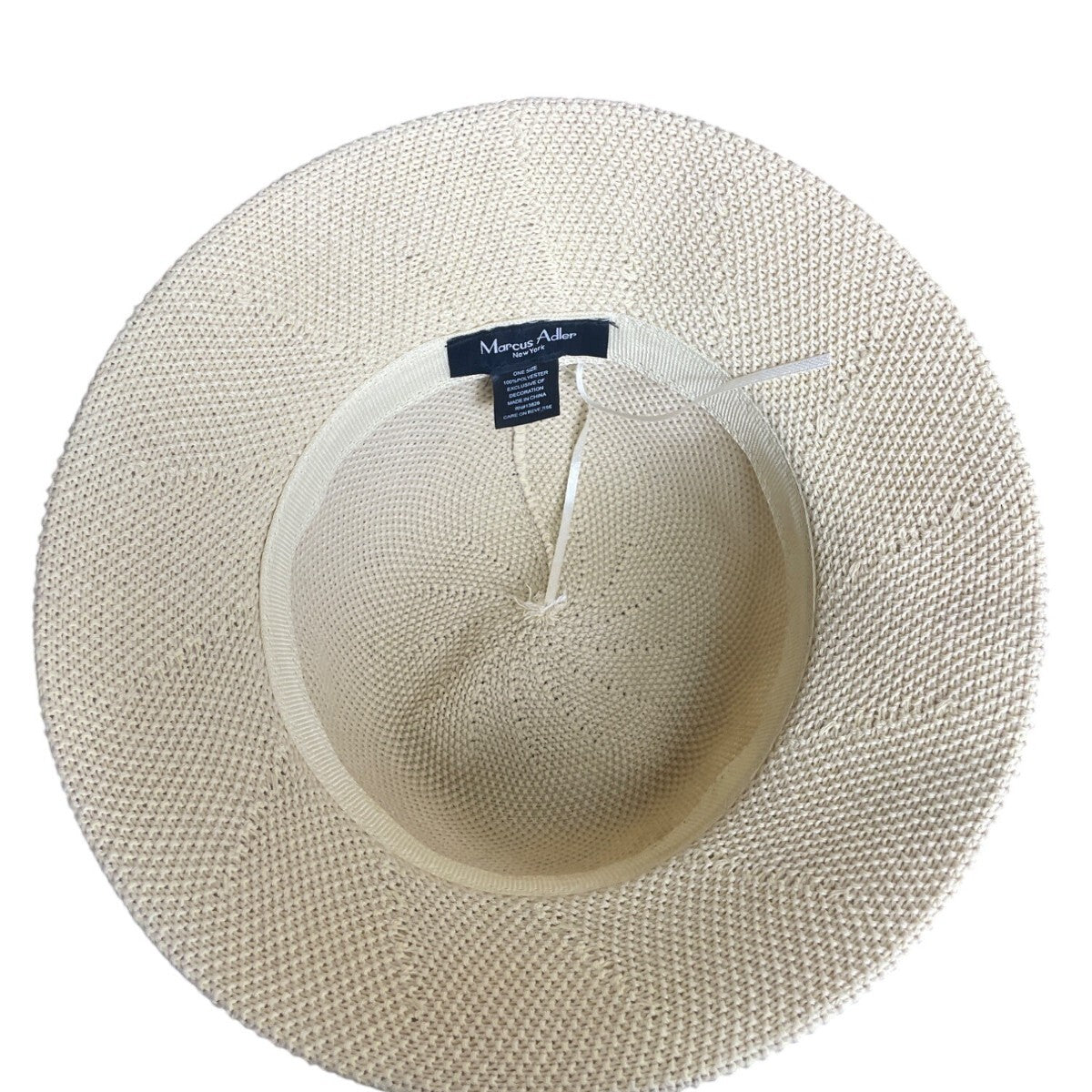 Yellow Cloche Hat With Braided Band & Metal Buckle Accent