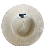 Yellow Cloche Hat With Braided Band & Metal Buckle Accent